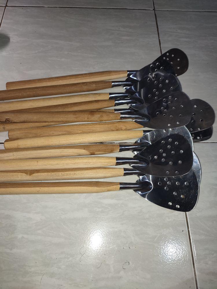 6pcs spatula stenlise anti karat 6pcs spatula stenlise anti karat