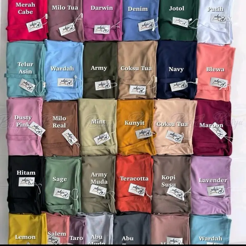 HIJAB ANAK SYIRIA TALI TK.hijab bergo tali anak non pet.jilbab bergo anak.kerudung anak polos Jersey premium anak. 4