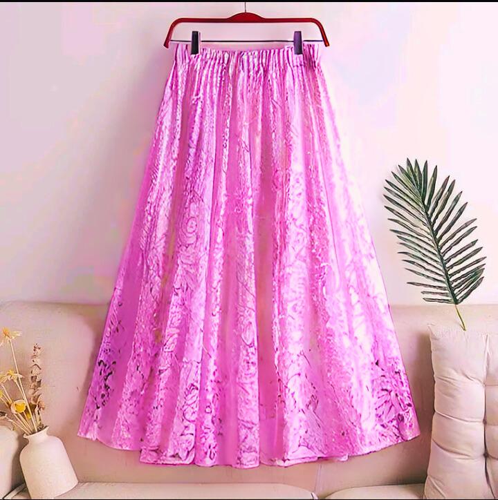 rok brokat korean style premium wanita/brokat kebaya/renda/burkat ...