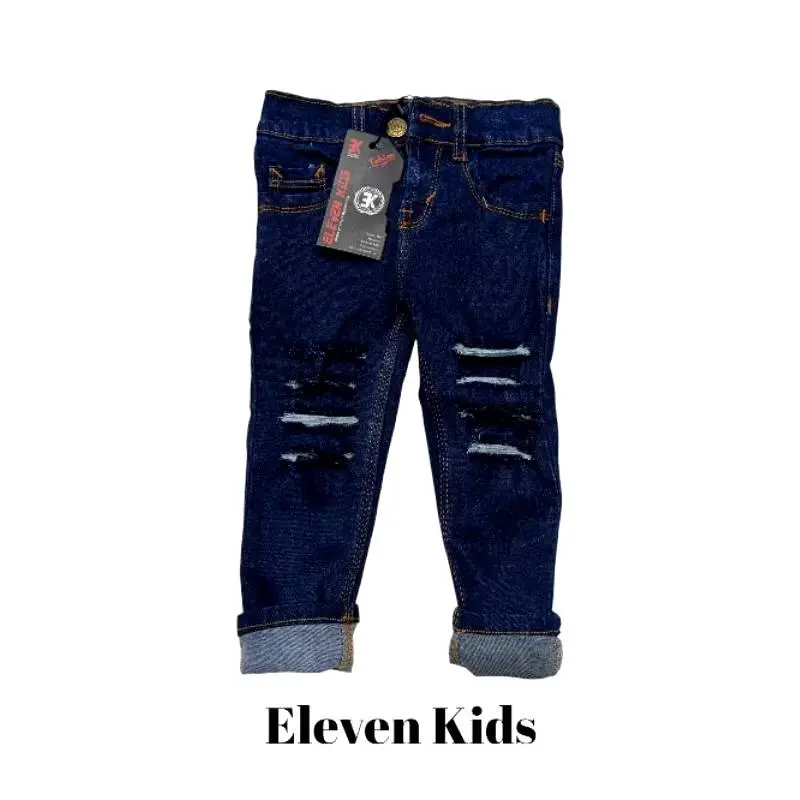 Celana Panjang Jeans Anak Sobek 4 Distro Premium Bandung - Fashion Anak Terkini