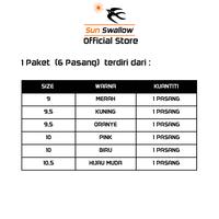 Gambar Paket 6 Pasang Sandal Jepit Karet Wanita Sun Swallow Ladies Warna Size Seri dari Sun Swallow Sandals Kota Administrasi Jakarta Utara 3 Tokopedia
