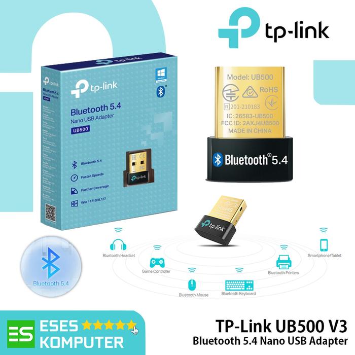 Gambar USB Bluetooth TP-Link UB500 V3 Bluetooth 5.4 Nano USB Adapter Dongle dari ESES Komputer Tasikmalaya Kota Tasikmalaya Tokopedia