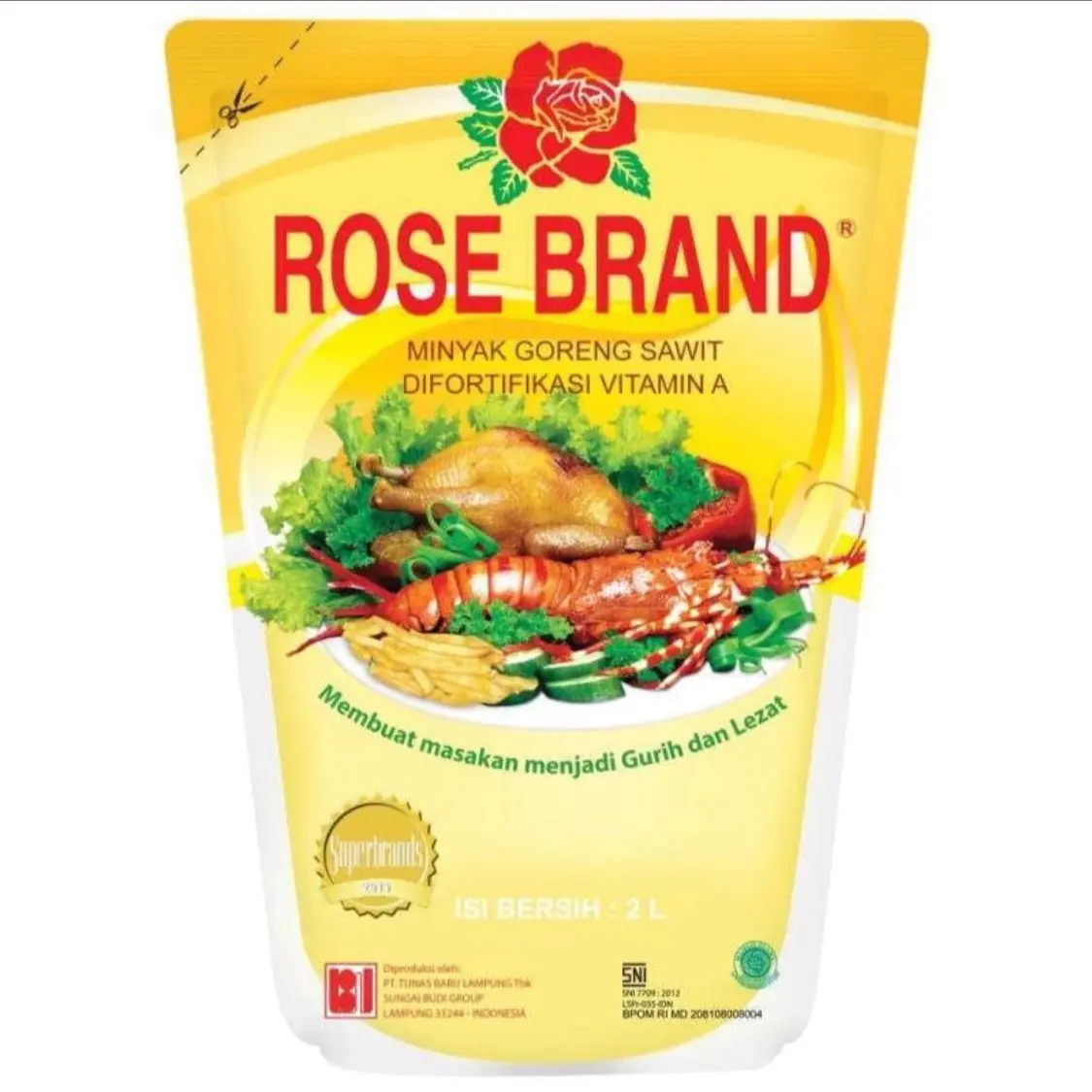 Minyak goreng Rose brand 2liter