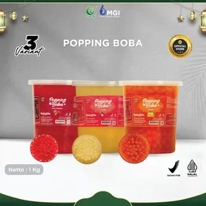 Popping Boba Toping Minuman Dessert Import Taiwan 1kg
