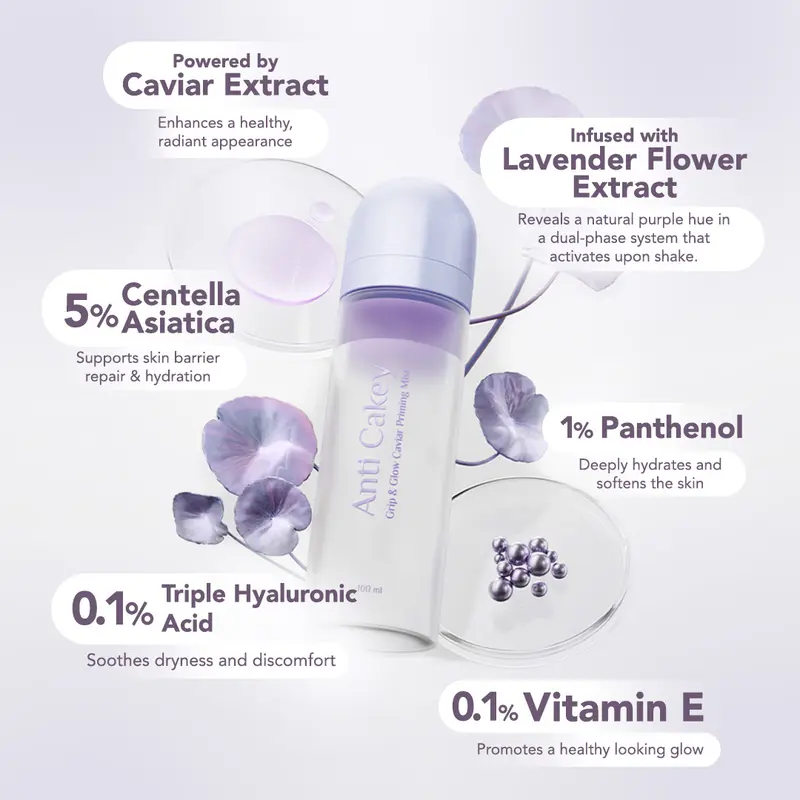 MOP - Anti Cakey Grip & Glow Caviar Priming Mist