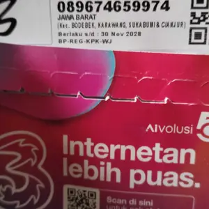 Kartu Perdana Axis (three) (3GB)<siap pakai> termurah Nasional!! minimal (1pcs)