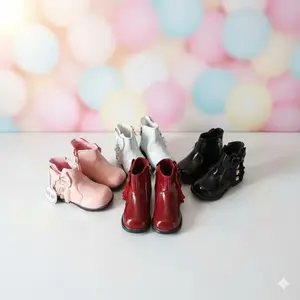 Sepatu Boots Anak Perempuan Glossy Boot Winne Fashion