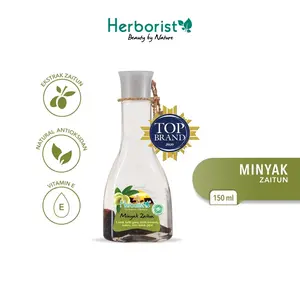 Herborist Minyak Zaitun Natural 75ml & 150ml - Melembabkan Kulit Secara Alami