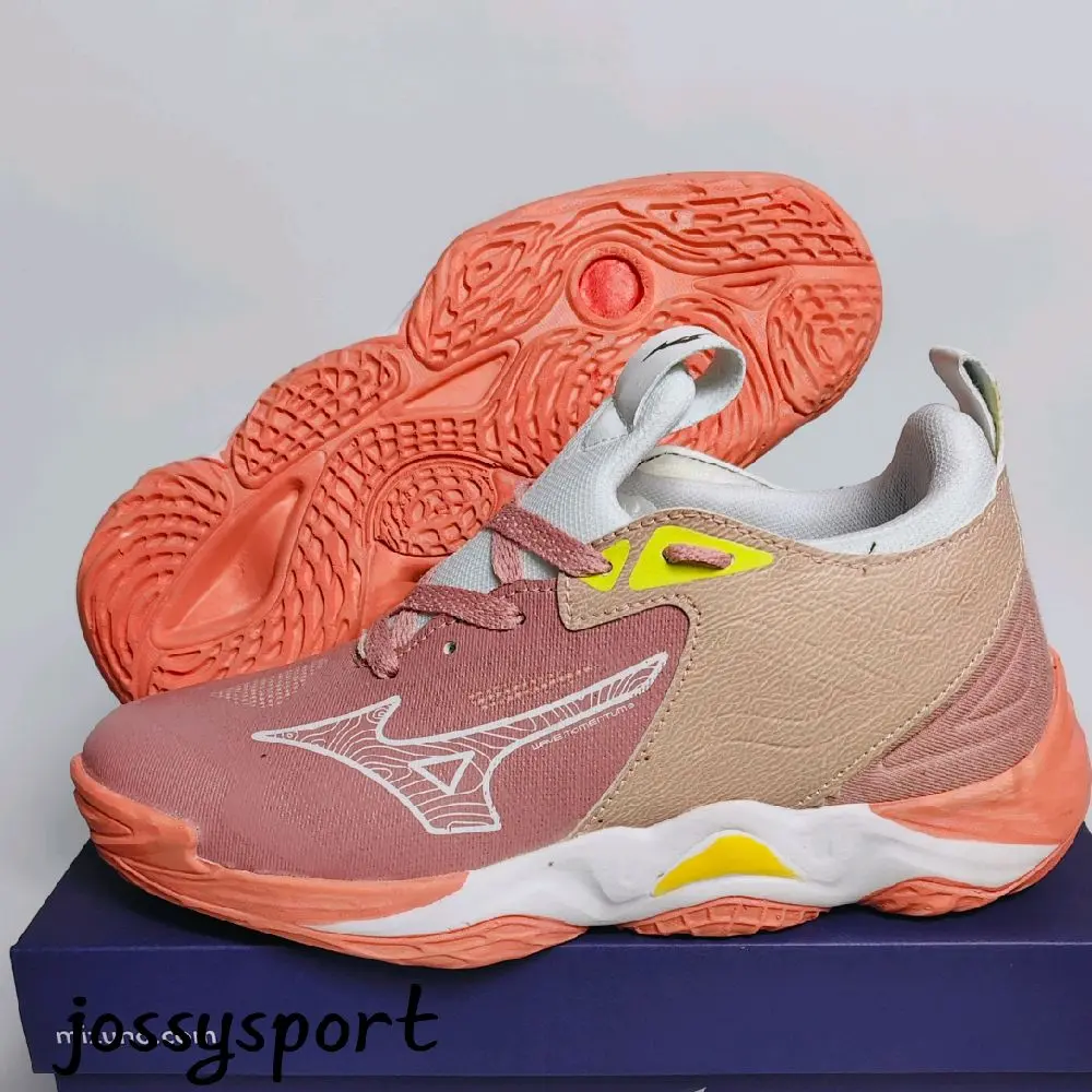 MIZUNO WAVE MOMENTUM 3~ SEPATU VOLLY WANITA TRENDY, SEPATU OLAHRAGA TRENDY