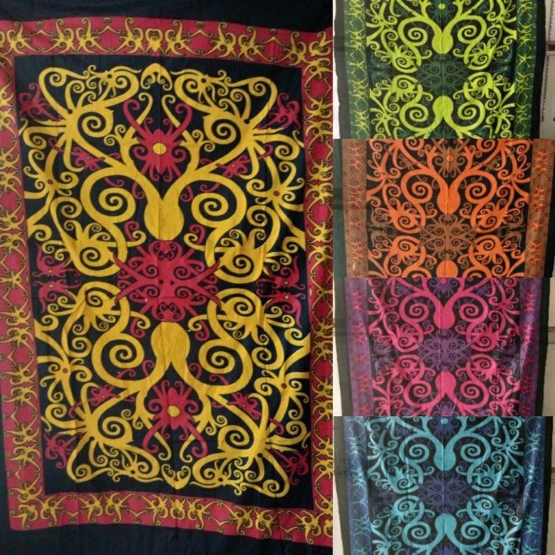 KAIN PANTAI PANJANG 180x120 Corak Hitam 2