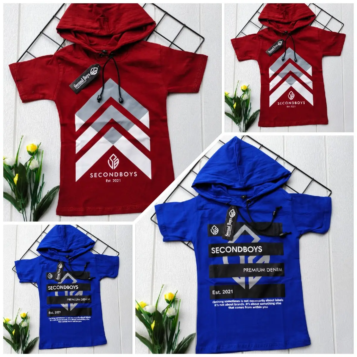 Kaos Hoodie anak Terlaris Umur 1-10 Tahun Bahan Cotton Combed30s