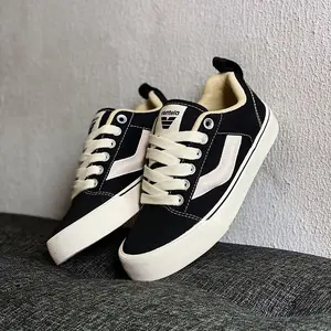 Sepatu Sneakers Vntela FT BOY  Black Sepatu Fashion Pria & Wanita Casual Shoes