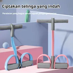 【 Promosi 】Peralatan Pilates sit-up pedal puller yoga peralatan kebugaran tambahan rumah penarik sanggurdi otot perut pelatihan kaki pinggul