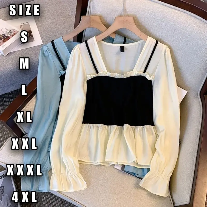 Malaika Blouse Wanita Elegant Jumbo - Atasan Katun Rayon Knit Oversize - UKURAN S-M-L-XL-XXL-XXXL-4XL - Baju Kerja Wanita kemeja  korean style