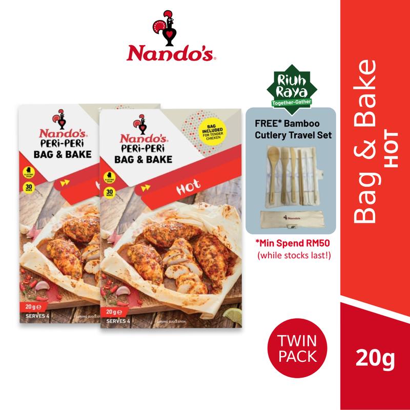 Nando's Hot Bag & Bake (20g) [Twin Pack] - TikTok Shop Malaysia
