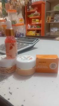Product Review of cream glowing bpom  siang malam sabun dan serum from R**a a**s 1