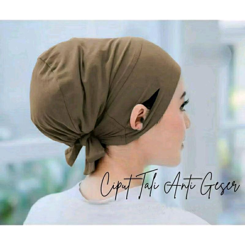 Ciput Anti Budeg/Tali Lubang Telinga Premium Jilbab Kerudung Instan Wanita Dalaman 5