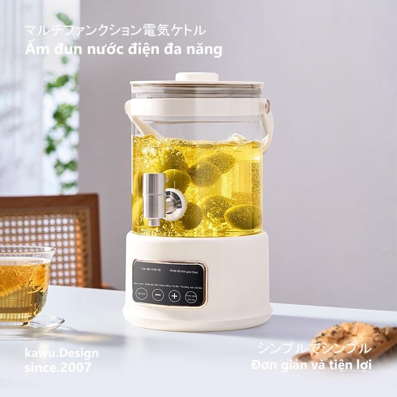  Ấm đun nước pha trà đa năng Kawu có vòi rót dung tích lớn thiết kế tách rời tinh xảo tiện dụng cho gia đình 