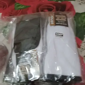 Paket 12 dan 6 Pasang Kaos Kaki Anak Sekolah Hitam Putih SD SMP SMA Tanpa Tumit Lusinan Harga Grosir Spandex Poliester Fashion Ukuran SD SMP SMA Panjang Sebetis