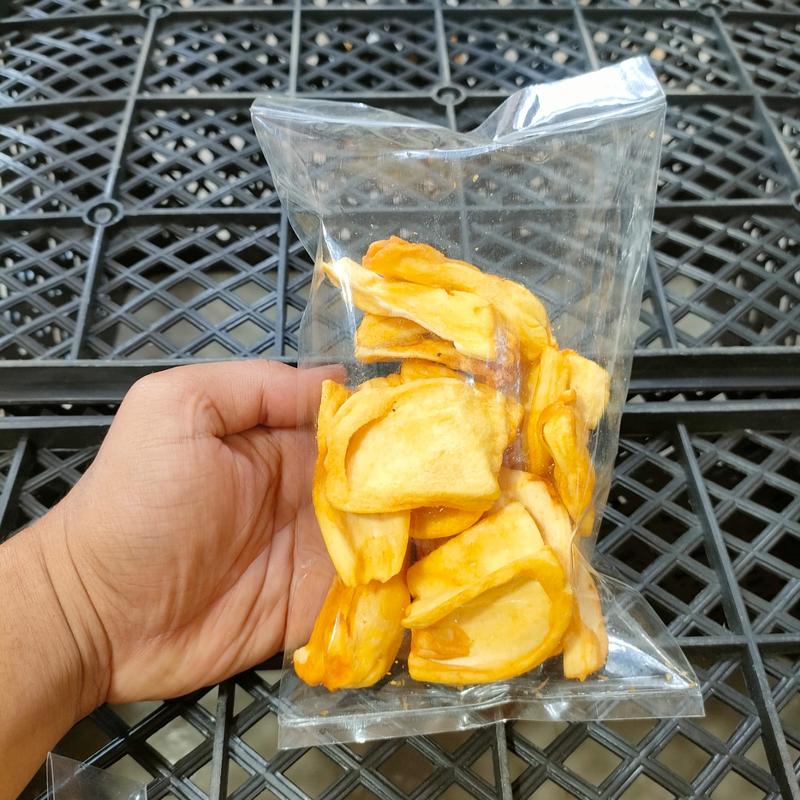 KERIPIK BUAH NANGKA SUPER PREMIUM JUMBO 250 GRAM KERIPIK NANGKA APEL SALAK BUAH KERING SNACK VIRAL JAJANAN ENAK JAJANAN LEBARAN KUE LEBARAN 4