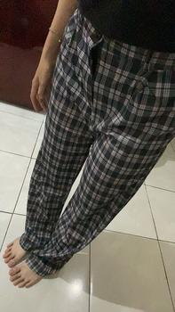 Product Review of Celana Tartan Wanita Panjang Kulot Kotak-Kotak Casual Kancing Depan 1099 from p**a 0