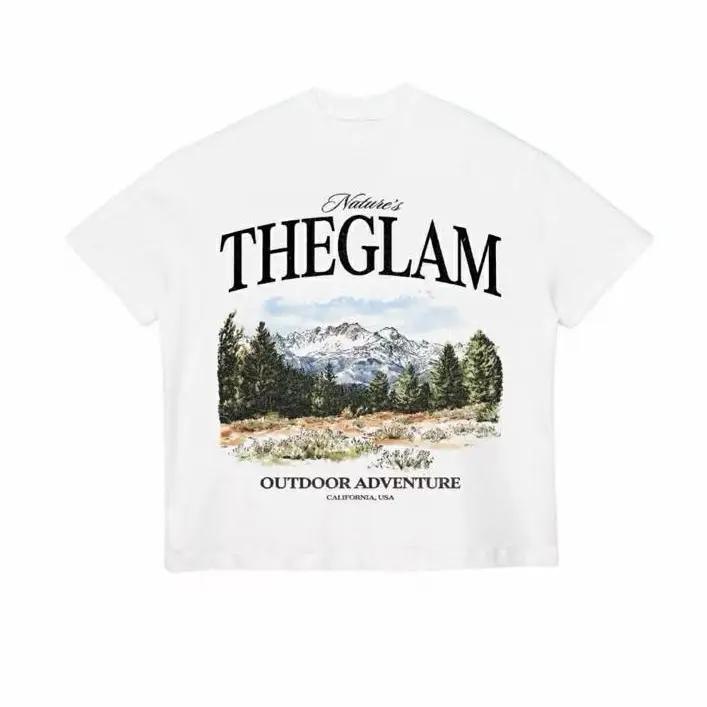 ￼TheGlam - CHÍNH HÃNG - Áo Thun Trắng "OUTDOOR ADVENTURE" Form Boxy UNISEX - theglam