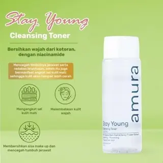 Amura Stay Young Toner - Melembabkan Mengangkat Kotoran Menyegarkan & Pembersih 2
