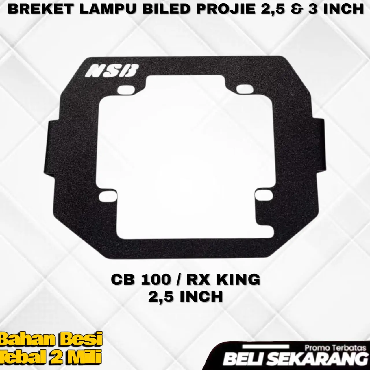 BREKET BILED-CB100/RX KING 2,5 INCH