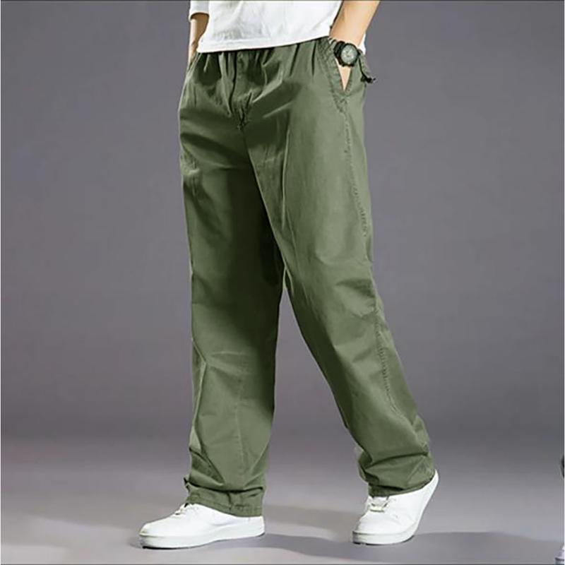 Celana Katun Pria Panjang Cino Karet Standar Jumbo Premium M-XXL Taktik Outdor Sport Casual KOREAN STYLE 2