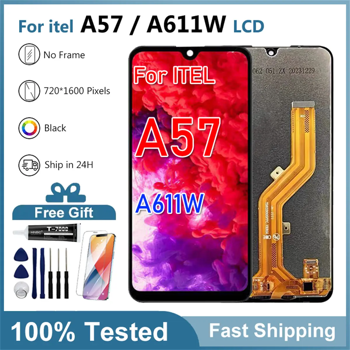 6.1 inch Compatible With For ITEL A57 Lcd A611W Display Touch 6.1 inch Compatible With For ITEL A57 Lcd A611W Display Touch