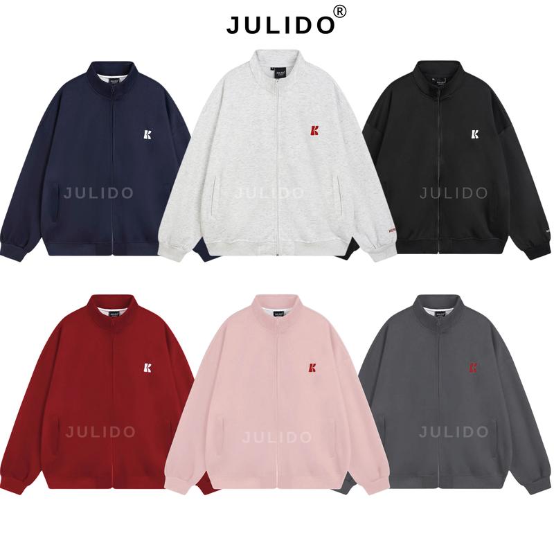 [ DEAL MỞ BÁN ] Áo khoác Sweater JULIDO form Boxy chất nỉ 2 da áo khoác unisex nam nữ