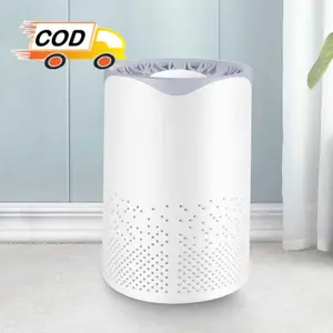 Purifier Pembersih Udara Air UV Cleaner HEPA Filter 360 Derajat Penjernih Pelembab Ruangan Tenaga Listrik USB Minimalis Simpel