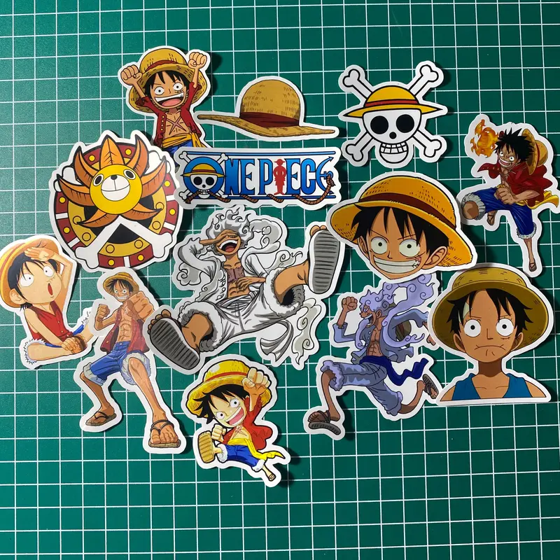 Stiker Anime One Piece Vol 1 Luffy Zoro Mugiwara Vinyl Premium Waterproof - Kertas 3