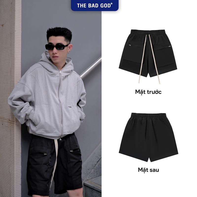 Quần đùi short Nam The Bad God Brian short box Chất Liệu Gió Mềm