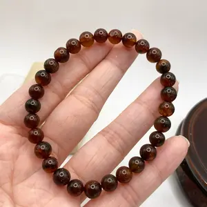 gelang butiran bahan amber asal myanmar/burma G