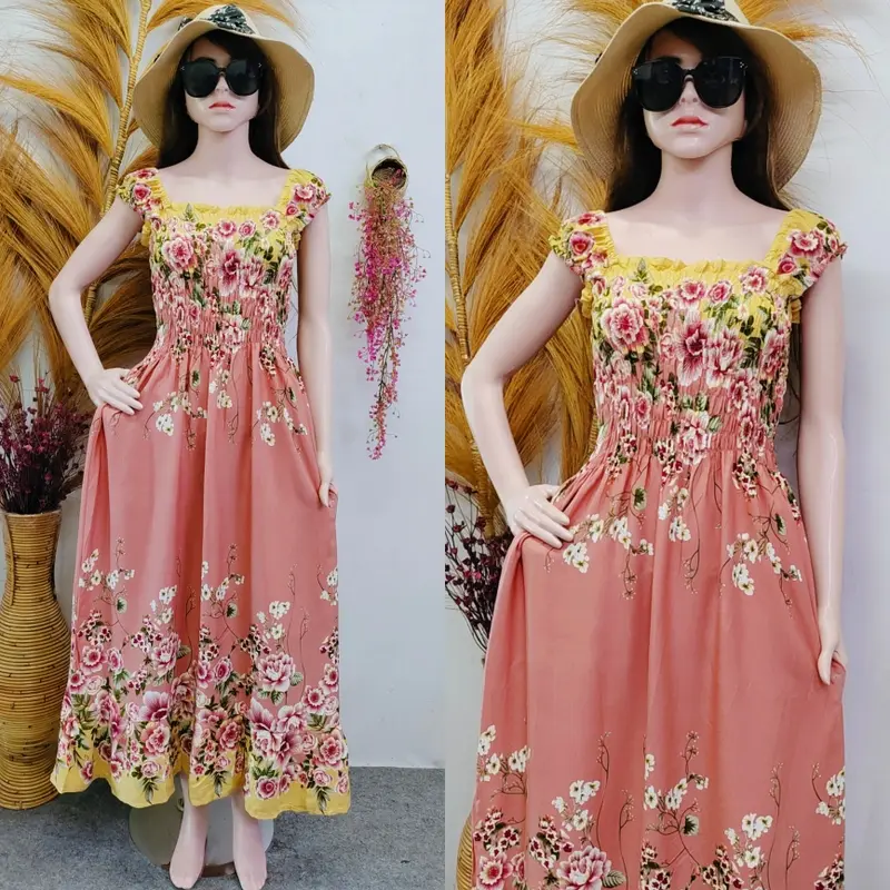 RSD - Long Dress Sylvia Rayon Nyaman Casual