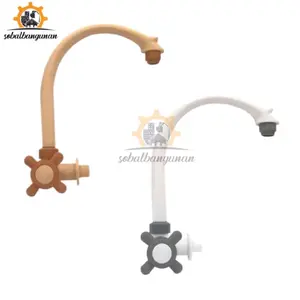 Krang Angsa PVC 1/2” DOLPHIN / Kran Angsa PVC DOLPHIN