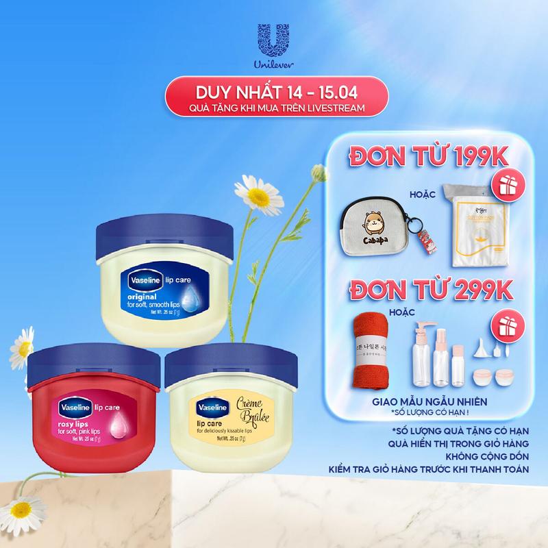 [Live] Sáp Dưỡng Môi Vaseline Lip Care 7g (tùy chọn)