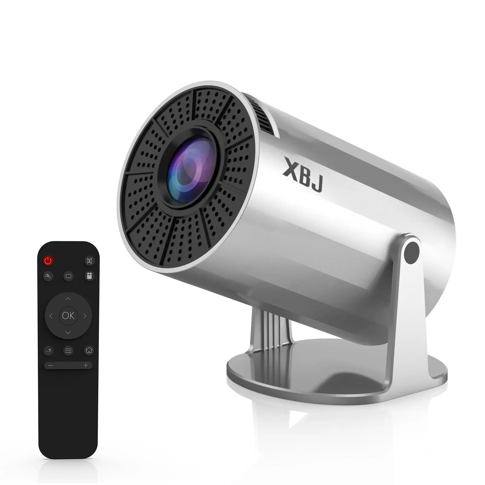 XBJポータブルプロジェクター XBJポータブルプロジェクター-4 K 1080 Pサポート、デュアルバンドWiFi