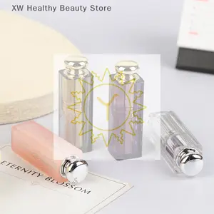 14g Refillable Lipstick Tube With Cap Plastic Lip Balm Container Empty DIY Cosmetic Ointment Containers Sample Travel Bottle