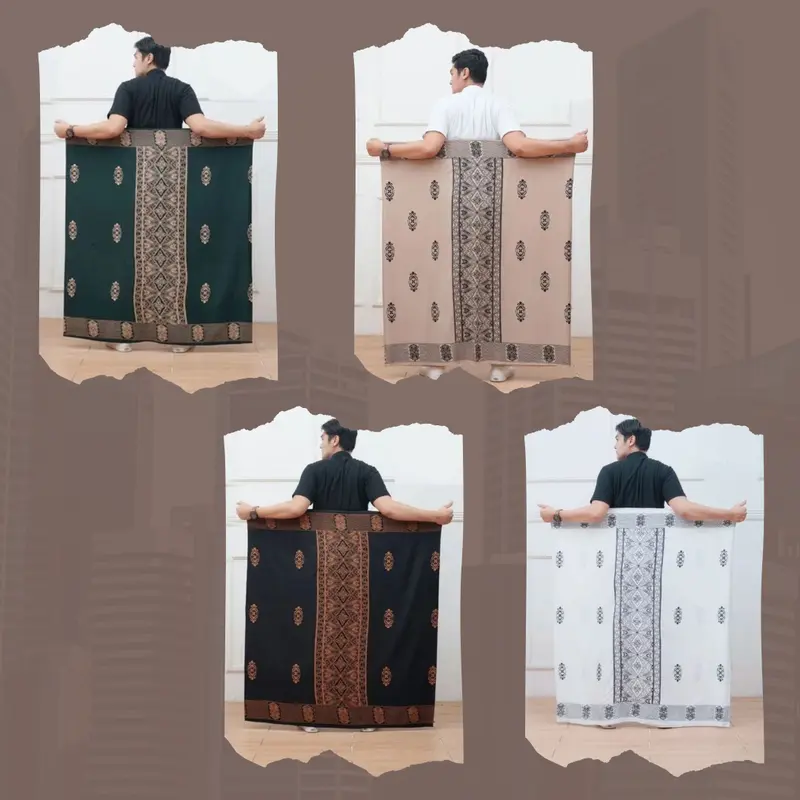 TERLARIS - Sarung Paket 100rb dapat 3 Pcs Untuk Pria Dewasa, Grosir & Eceran Motif Sarwon Muslim Dewasa Santri Pekalongan Katun 7