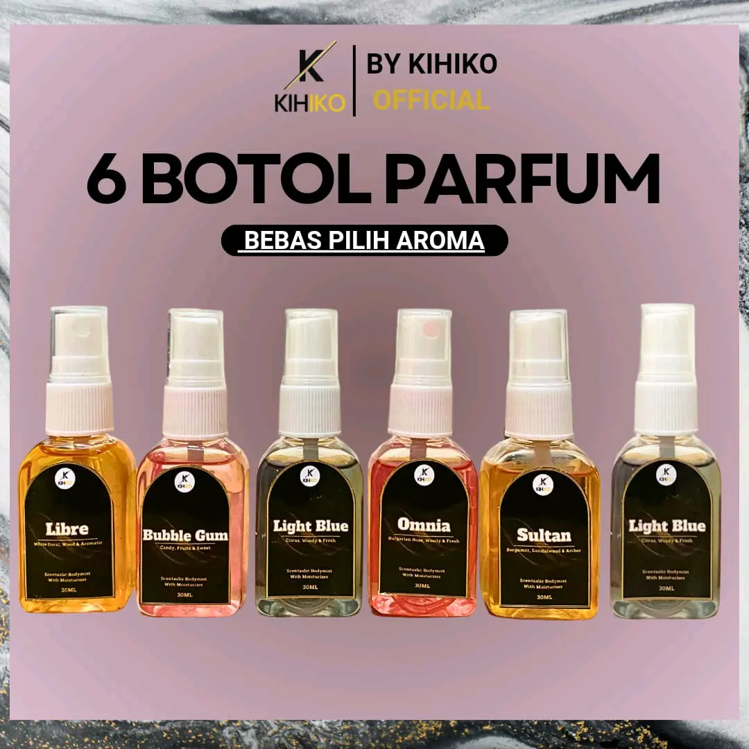 [6 BOTOL] PARFUM LONGLASTING PRIA WANITA