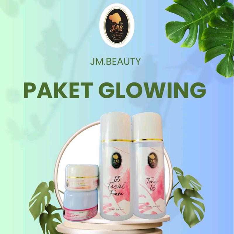 Jmb paket glow / glowing - JM BEAUTY SKINCARE -  JMB CANGGU MOJOKERTO  Mencerahkan Wajah 1