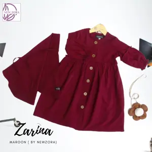 Gamis Anak model Zarina Usia 1-8 tahun LUCU REKOMDASI BANGET