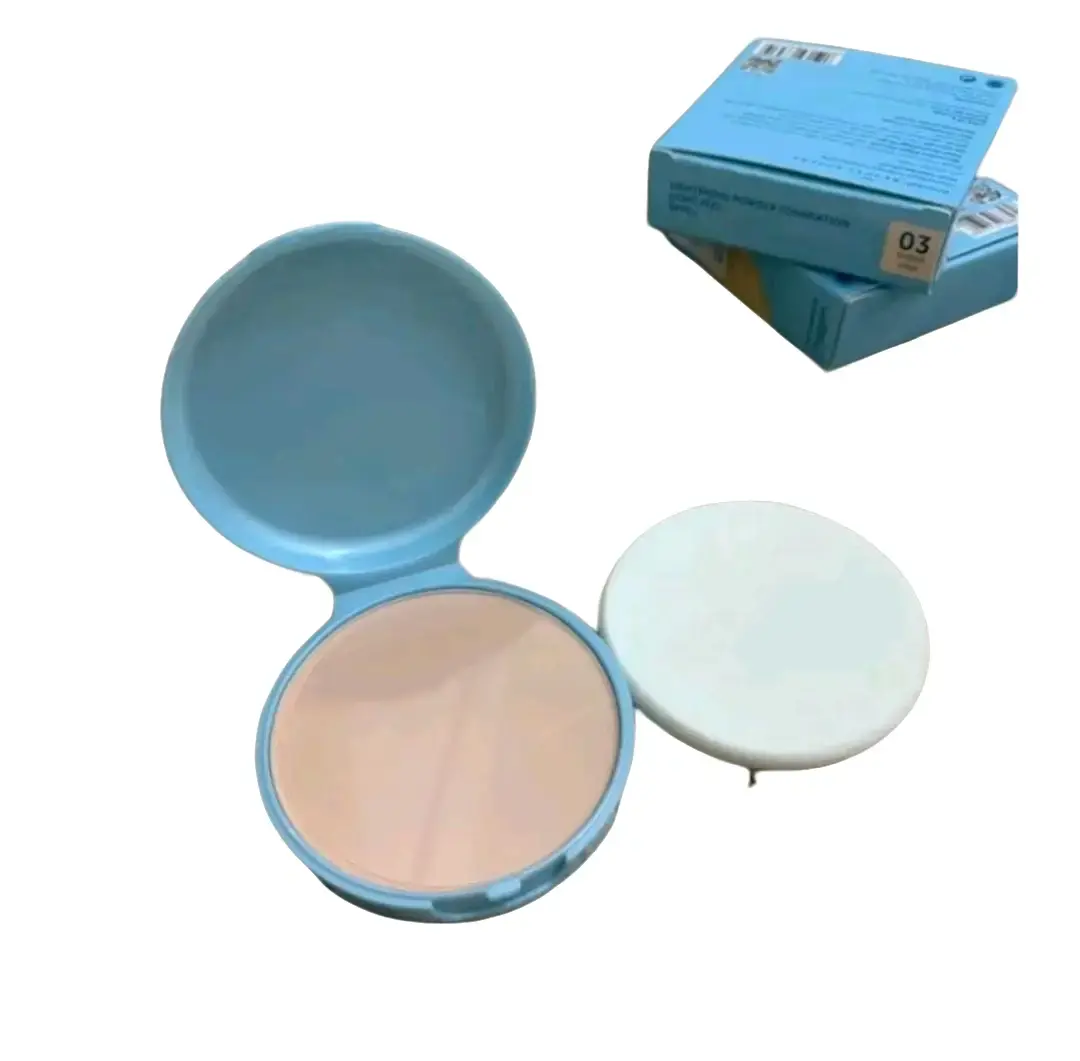 Bedak Padat Lightening Powder Foundation Refil Tahan Lama