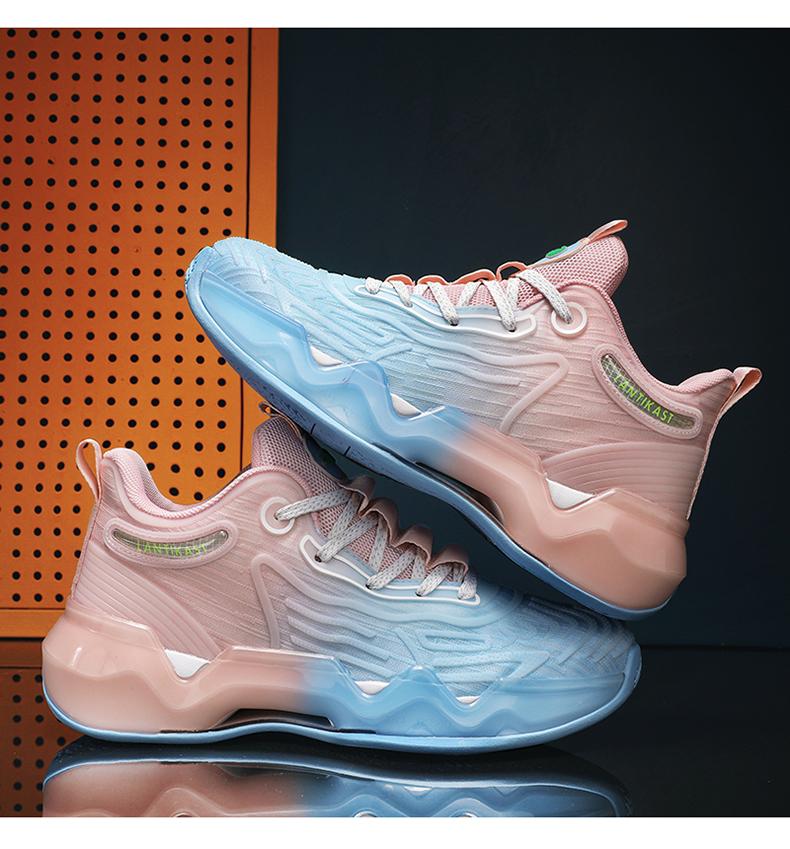 Product Introduction of IEAGO Fashion Mens Basketball Shoes Casual Breathable Women Sport Training High Top Sneakers 44