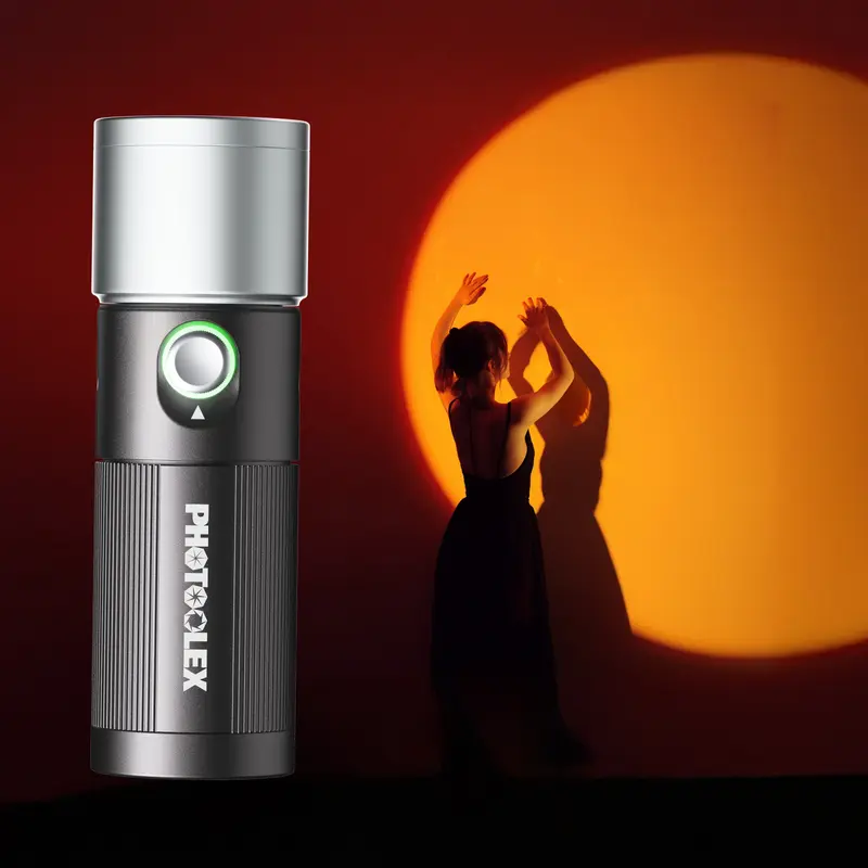 Photoolex Photography Flashlight Set, PHOTOOLEX, Four Colors, 10W, 8400mAh ...