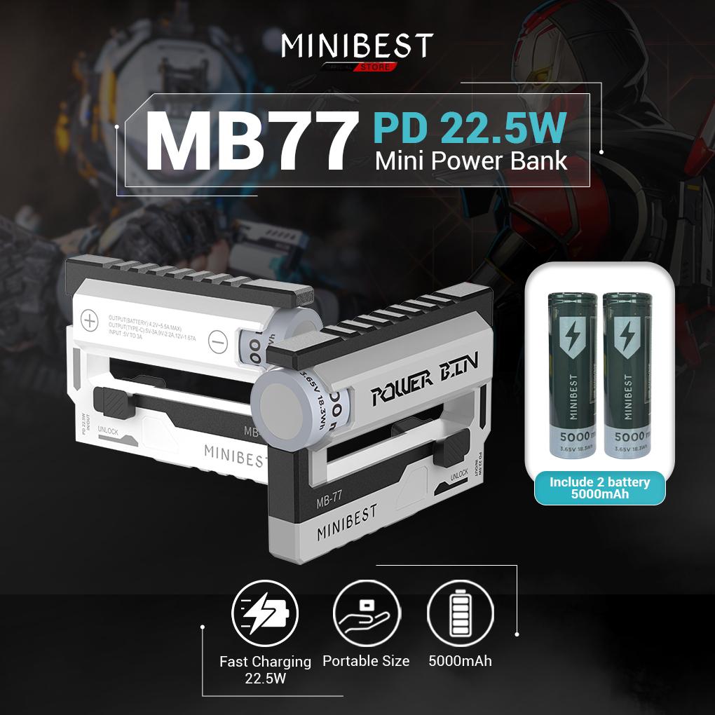 Promo [ NEW LAUNCHING ] Minibest MB77 Powerbank 10000mAh Fast Charging ...