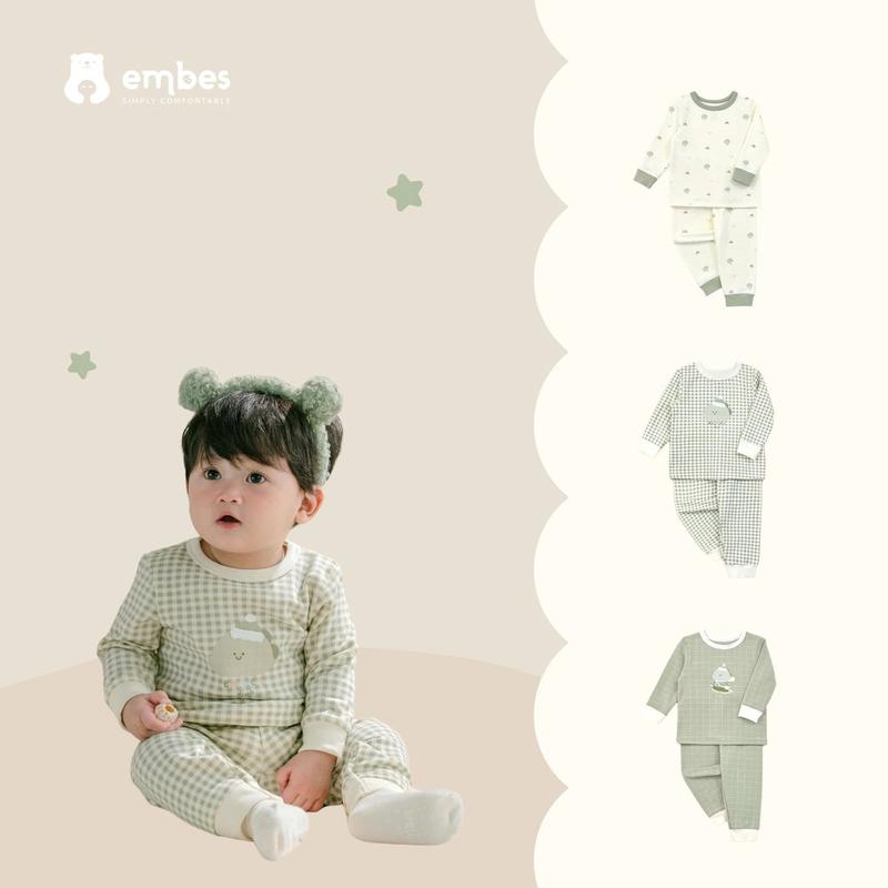 Bộ quần áo dài tay bé trai hoạ tiết Dino cho bé trai Embes Việt Nam từ 9 tháng - 4 tuổi - 25-K7-02