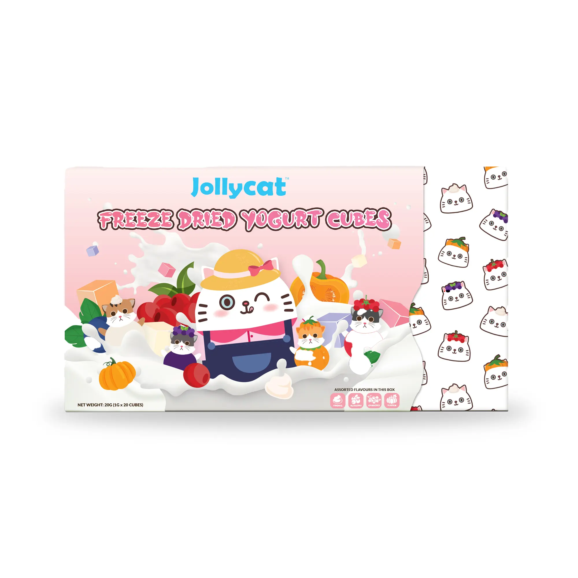 Jollycat Freeze Dried Yogurt Cubes 20g (1g x 20 cubes)